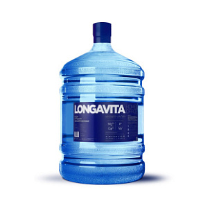 Вода функциональная питьевая LONGAVITA, 19 л, одноразовая тара